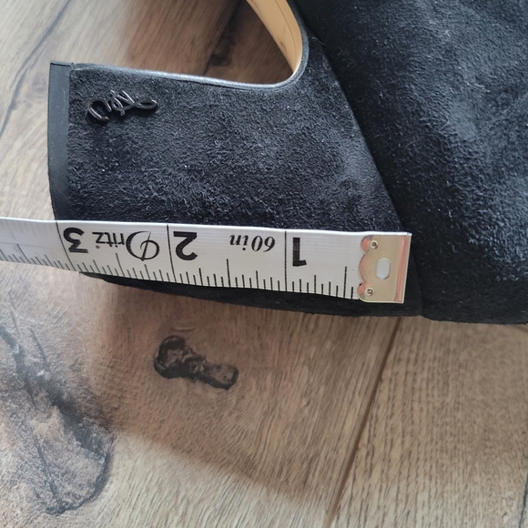 Sam Edelman Hilty, Black Suede Booties, Size 9.5 - Picture 5 of 16